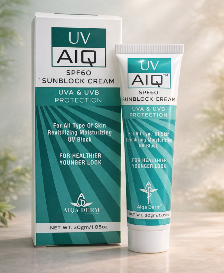 UV AIQ SPF60 SunBlock Cream 30gm