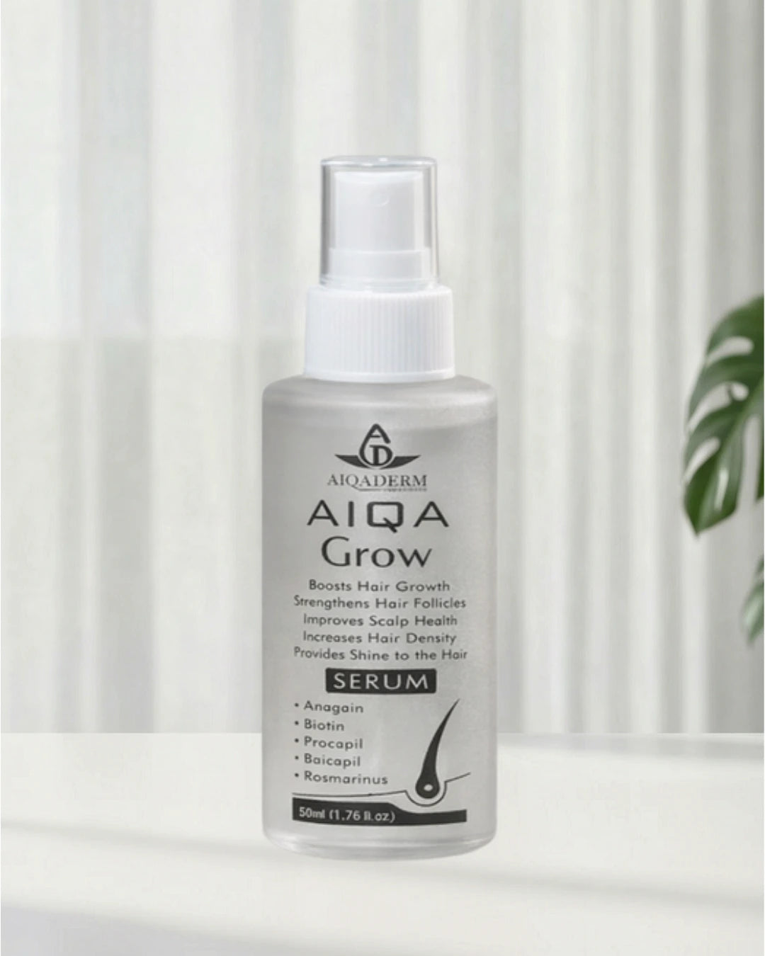 AIQA Grow hair growth serum 50ml with biotin and procapil

